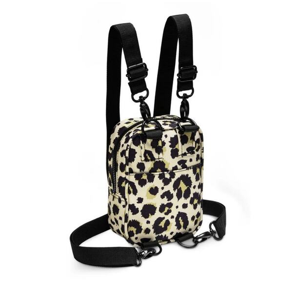 Vibe Festival Gear Crossbody Sling Bag for Women 4in1 from Recycled leopard - Picture 6 of 9